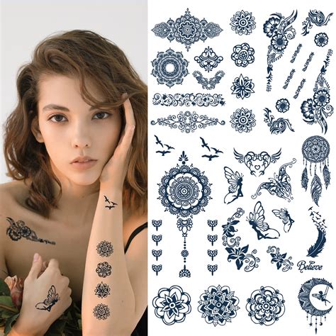 female temporary tattoos|More.